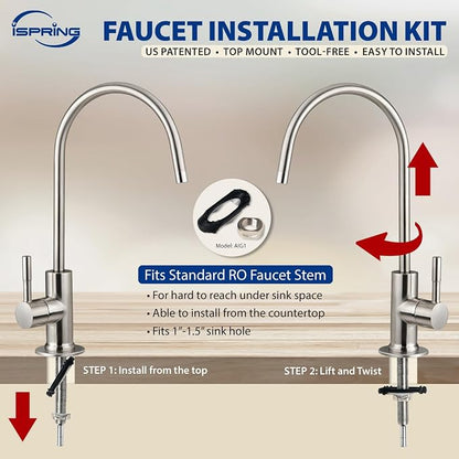iSpring US31-NC Classic 3-Stage Under Sink Water Filtration System - Image 8