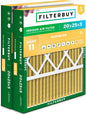 Filterbuy 20x25x5 Air Filter MERV 11 Superior Pet & Allergy Defense, Pleated by Filterbuy
