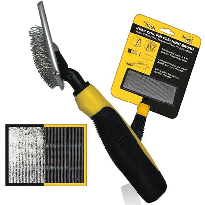 Coil Cleaning Fin Brush for AC Evaporator and Condenser Coils – HVAC Coil by Xcel