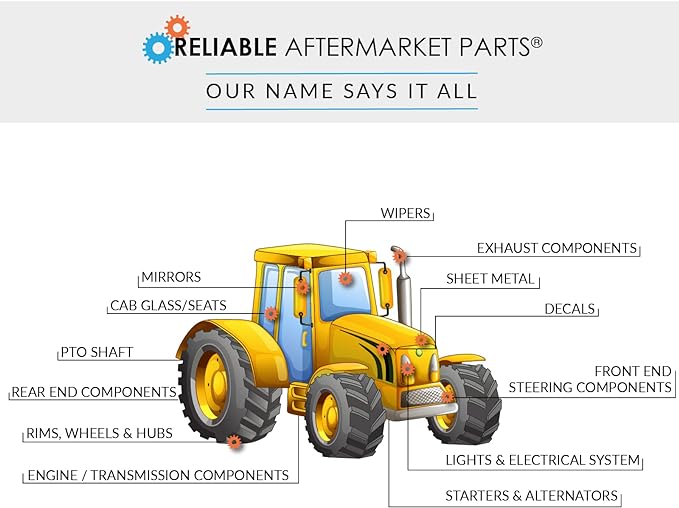 RAParts AF1658K Air Filter Fits Kubota - Image 8