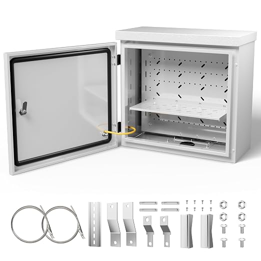 Steel Electrical Box, IP67 Waterproof & Rust-Resistant, Outdoor/Indoor by StructoMax