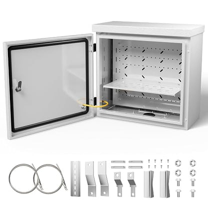 Steel Electrical Box, IP67 Waterproof & Rust-Resistant, Outdoor/Indoor by StructoMax