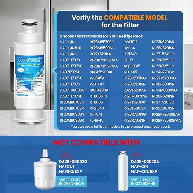 ICEPURE DA97-17376B Refrigerator Water filter Compatible - Image 2