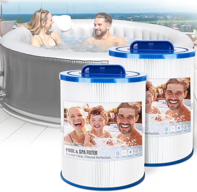 2 Pack SPA Filter Cartridge 6CH-502 Compatible by Tomanic