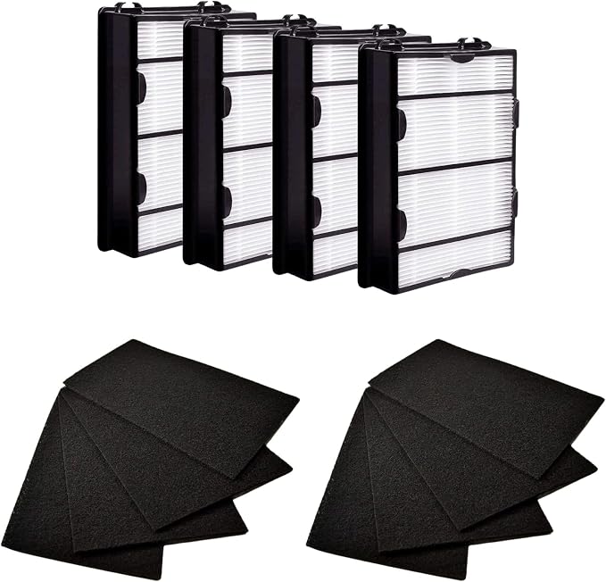 Nispira True HEPA Filter + Carbon Pre Filter Replacement Compatible by Nispira