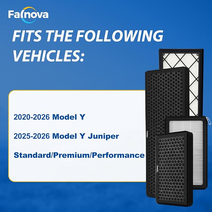 Compatible with Tesla Model Y 2020-2025 Juniper Cabin Air Filter Intake HEAP - Image 2
