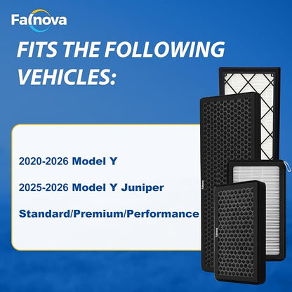Compatible with Tesla Model Y 2020-2025 Juniper Cabin Air Filter Intake HEAP - Image 2