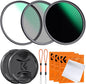 K&F CONCEPT 52mm CPL MCUV ND1000 Lens Filter 2 Lens Caps Kits Waterproof by KFCONCEPT