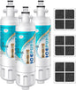 ICEPURE Alkaline ADQ36006101 Refrigerator Water Filter and Air Filter by ICEPURE