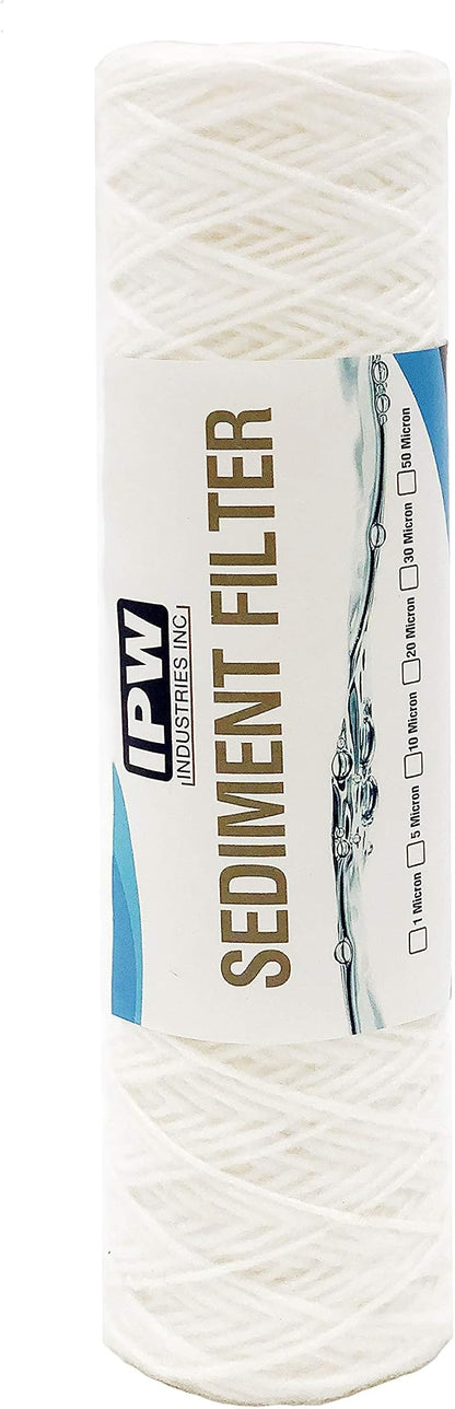 IPW Industries Inc. 50 Micron String Wound Water Filter - Image 2