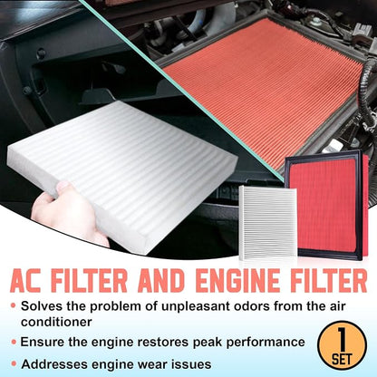 Engine Cabin Air Filter Kit Compatible - Image 2