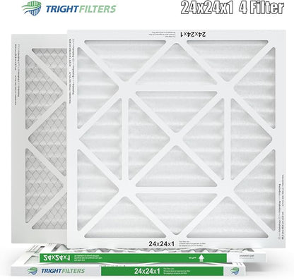 24x24x1 Air Filter 4 Pack, MERV 8 Pleated Dust Defense Air Filters Replacement - Image 9