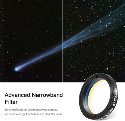 Astromania Telescope Filter 1.25 Inch Upgrated O-III Comet Filter Narrowband - Image 2