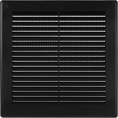 Vent Systems 6" x 6" Black Plastic Soffit Vent Cover by VentSystems