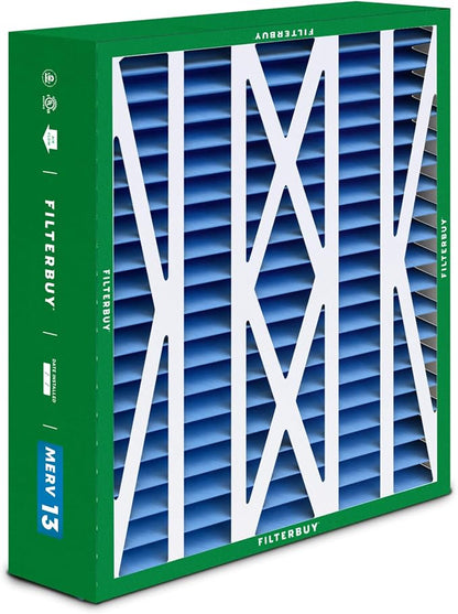 Filterbuy 20x23x5 Air Filter MERV 13 Optimal Smoke & Allergy Defense, Pleated - Image 8