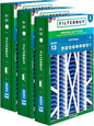 Filterbuy 14.5x27x5 Air Filter MERV 13 Optimal Smoke & Allergy Defense by Filterbuy