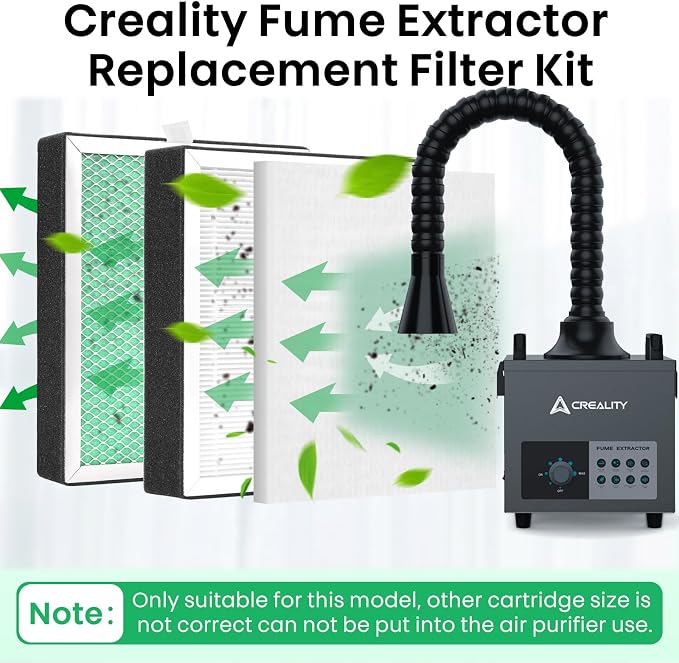 Filter Replacement for Creality Fume Extractor, HEPA Filter - Image 5