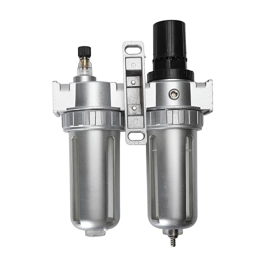 Air Filter Pressure Regulator 1/4 Inch, Compressed Air Line Filter - Image 5