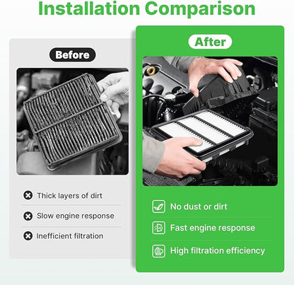 Engine+Cabin Air Filters Fit for 2021-2026 Hyundai Elantra L4 1.6L, 2021-2026 - Image 5