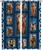 2 Panel Kitchen Cafe Curtains, Desert Camels Sunlight Filtering Nature Air by Hokiten