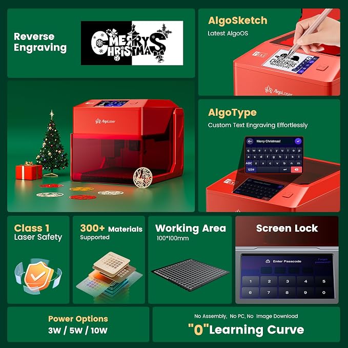 AlgoLaser 5W Laser Engraver Machine: Portable & Smart - Image 2