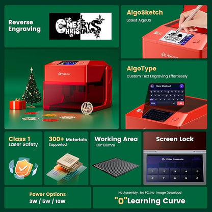AlgoLaser 5W Laser Engraver Machine: Portable & Smart - Image 2