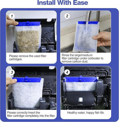12-Pack Large Replacement Filter Cartridges Compatible - Image 5