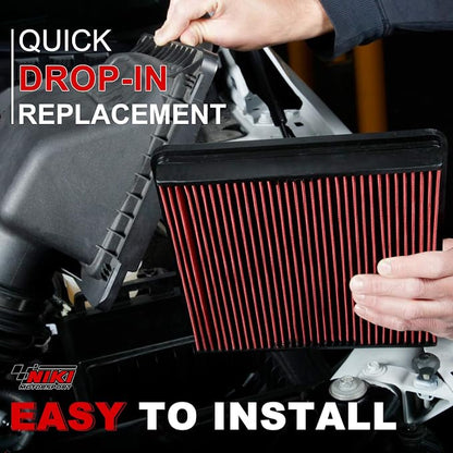 Engine Air Filter High-Flow Increase Power & Towing, Nikimotorsport Air Filter - Image 2