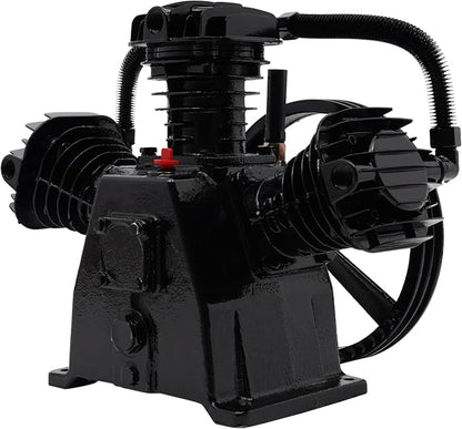 Air Compressor Pump Head, 5-HP Single-Stage Inline-Twin Replacement Air - Image 4