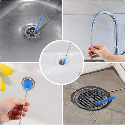 Flexible Drain Brush Cleaner Kit – CPAP Hose Cleaner 5ft Long Elastic Double - Image 6