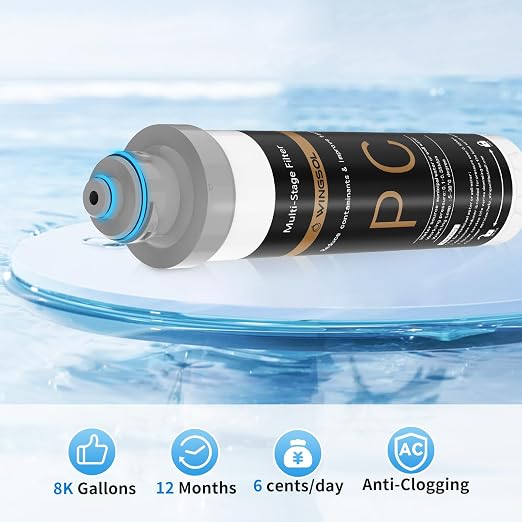 Water Filter for Sink Faucet，with Anti-Clogged Tech, NSF/ANSI 42 & 53 Certified - Image 5