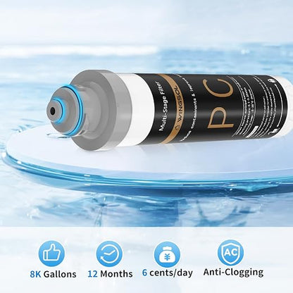 Water Filter for Sink Faucet，with Anti-Clogged Tech, NSF/ANSI 42 & 53 Certified - Image 5