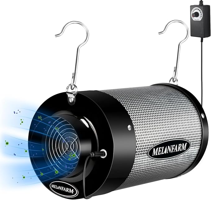 MELONFARM 4 inch Air Carbon Filter Smelliness Control by MELONFARM