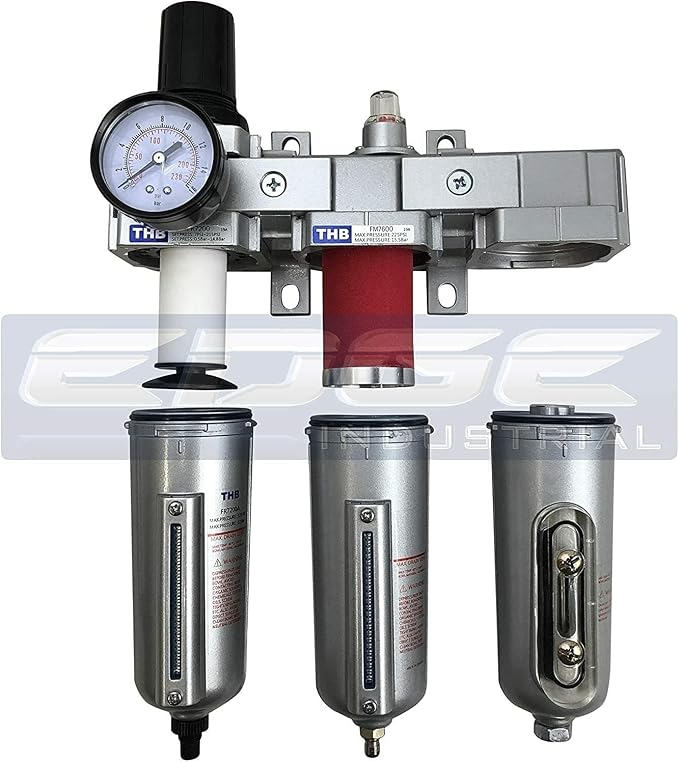 3/4" NPT, Compressed AIR Filter Regulator COALESCING Desiccant Dryer, AUTO Drain - Image 3