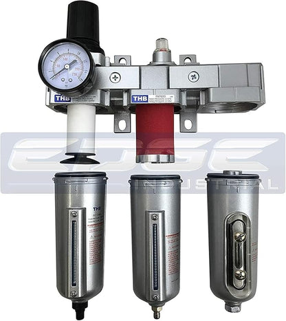 3/4" NPT, Compressed AIR Filter Regulator COALESCING Desiccant Dryer, AUTO Drain - Image 3