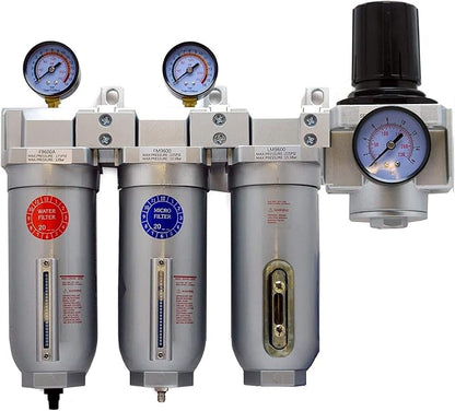 3/4" Inline Compressed Air Regulator Filter Desiccant Dryer Moisture Separator by Unknown