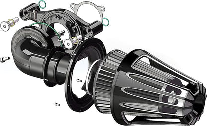 Big Sucker cone Air filter intake by ForHarleyAccessories