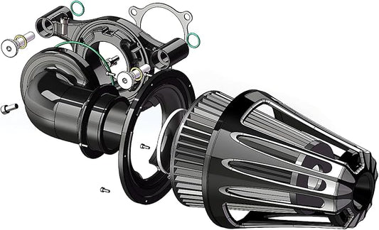 Big Sucker cone Air filter intake by ForHarleyAccessories