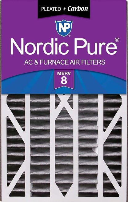 Nordic Pure 16x25x3 MERV 8 Plus Carbon Trion Air Bear Cub Replacement Air by NordicPure