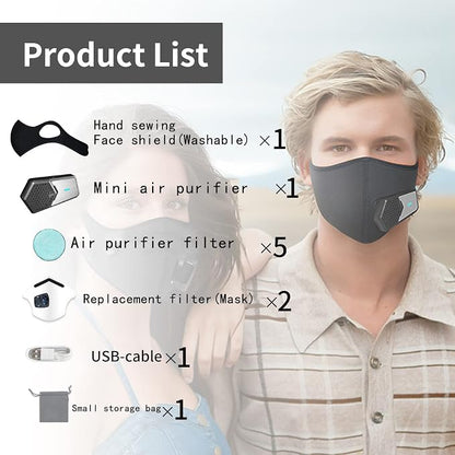 Personal Wearable Air Purifiers，Travel-Size Air Purifiers, Head-mounted - Image 6