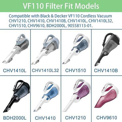 VF110 Filter, 6 Pack Replacement Vacuum Filters - Image 5