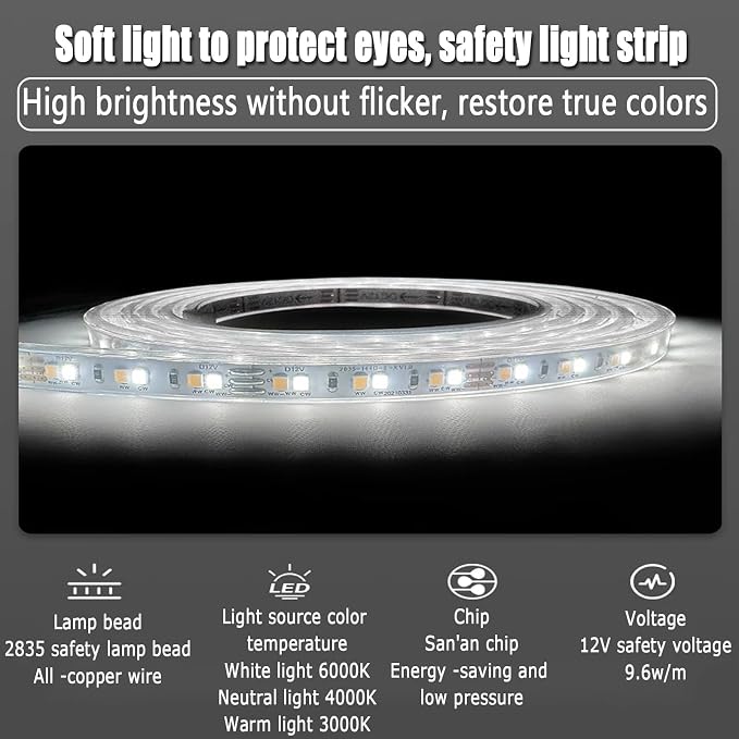 Backlit LED Illuminated Bathroom Mirror - Image 6