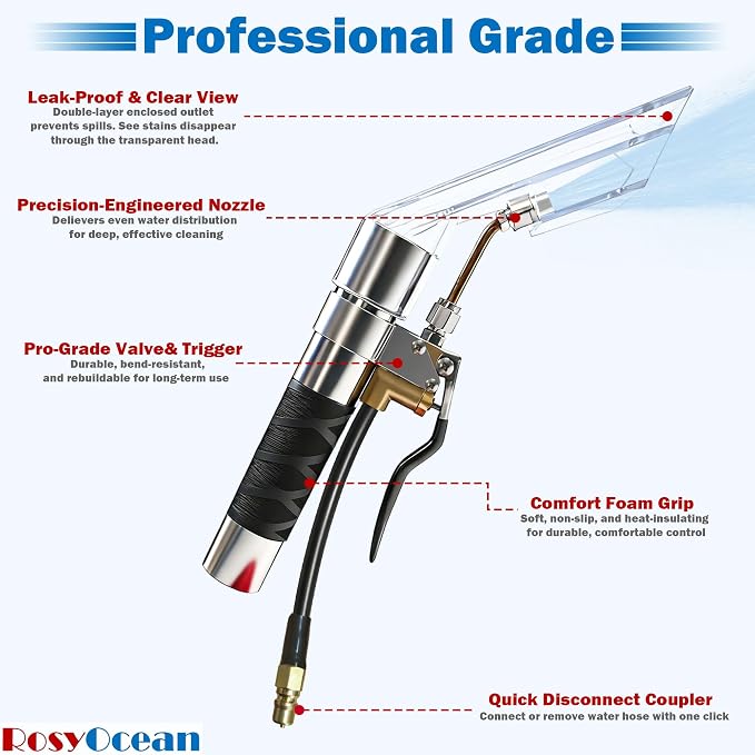 Universal Compatible with Any Brand Shop Vac Extractor Attachment with 2-1/2" & - Image 6