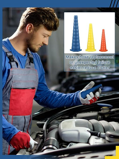 Hydraulic Oil Service Plugs Large Medium Small Sizes Multi Pack Rubber Drip - Image 5