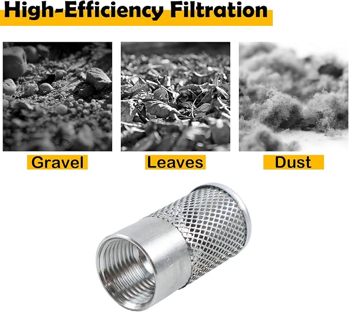25mm Dia Hose Inlet Suction Strainer Filter, Stainless Steel Water Pump Filter - Image 4