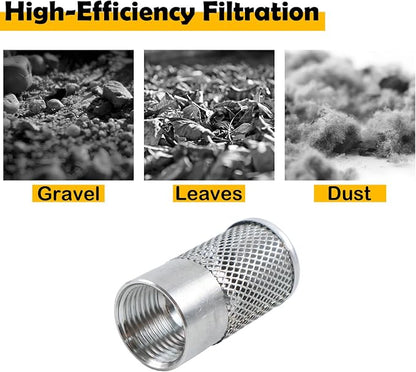 25mm Dia Hose Inlet Suction Strainer Filter, Stainless Steel Water Pump Filter - Image 4