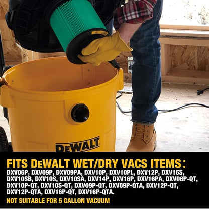 DEWALT Shop Vac Filters, DXVC6914 HEPA Cartridge Filter, Vacuum Filter - Image 3