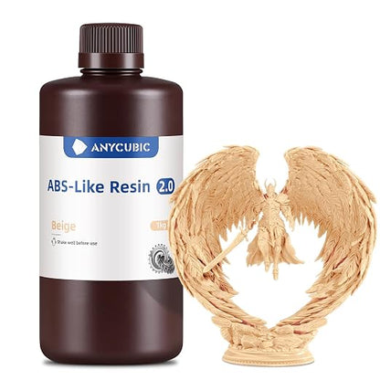 ANYCUBIC 2nd Gen Resin Technology ABS-Like Resin 2.0, 3D Printer Resin by ANYCUBIC