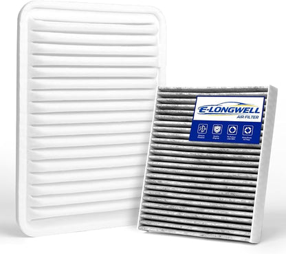 Cabin & Engine Air Filter Kit Fits L4-2.7L Tacoma 2005-2023 by E-LONGWELL
