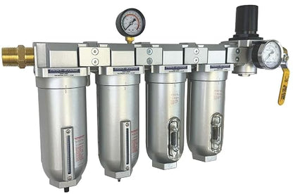1/2" NPT Industrial Moisture Removing Particulate Filter and Oil Removing - Image 2